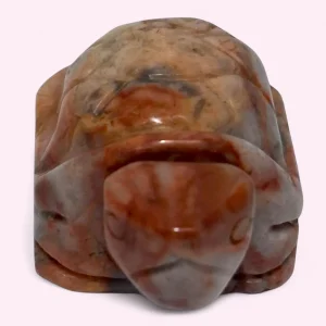 Empowered Earth-Jasper Turtle Sculpture